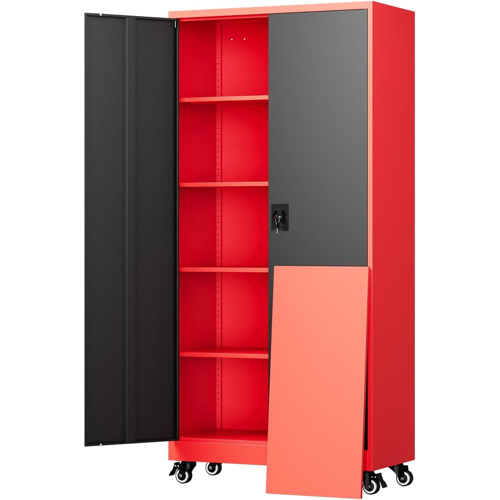 Storage - Metal Garage Storage Cabinet with Locking