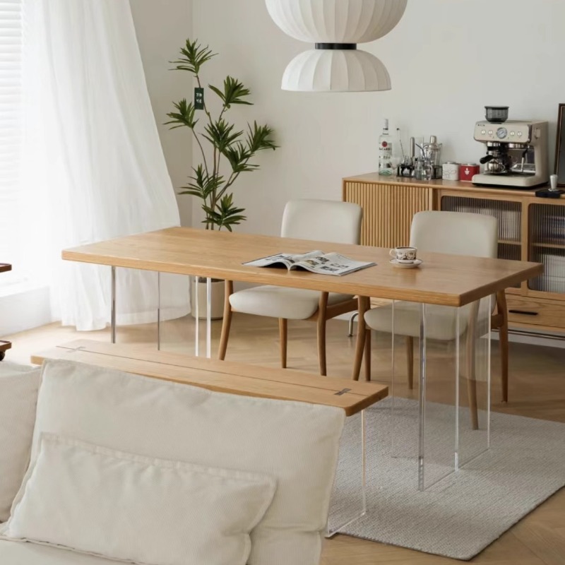 Italian Acrylic Solid Wood Flo - Tables ulasan dan harga