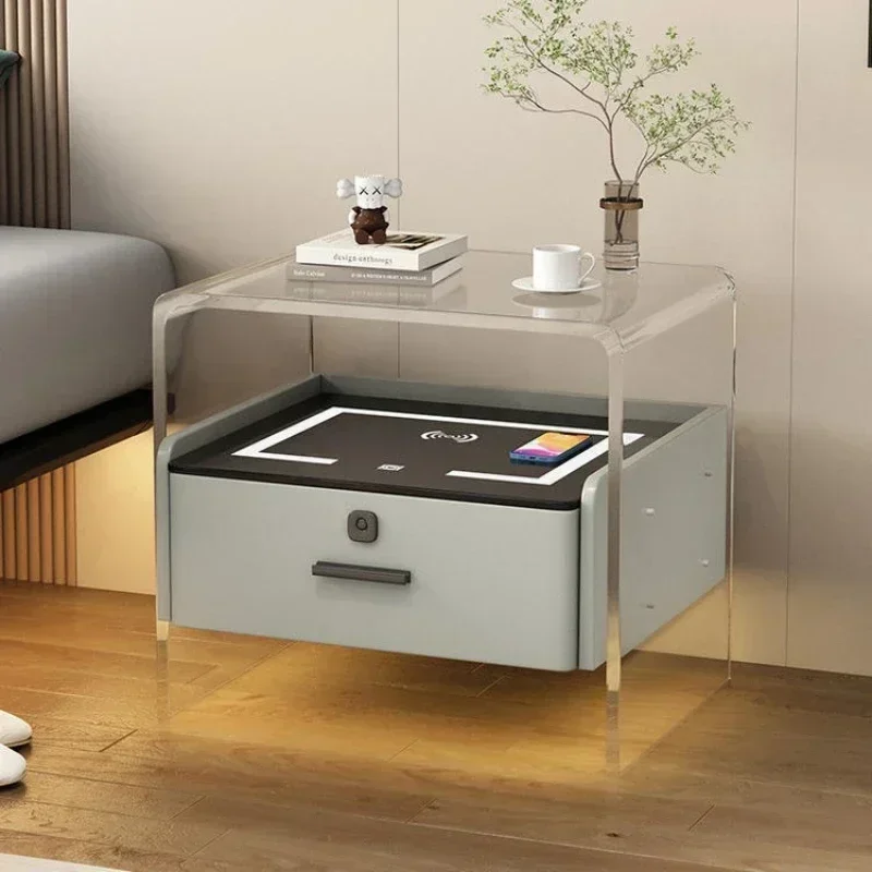 # Acrylic Bedside Tables Night - Floating Nightstand With Led Light ulasan dan harga
