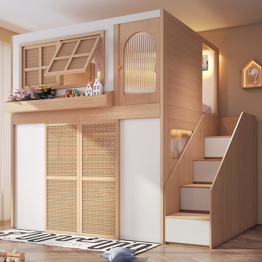 Bunk Bed with Separate Privacy - Bunk Bed With Stairs And Slide ulasan dan harga