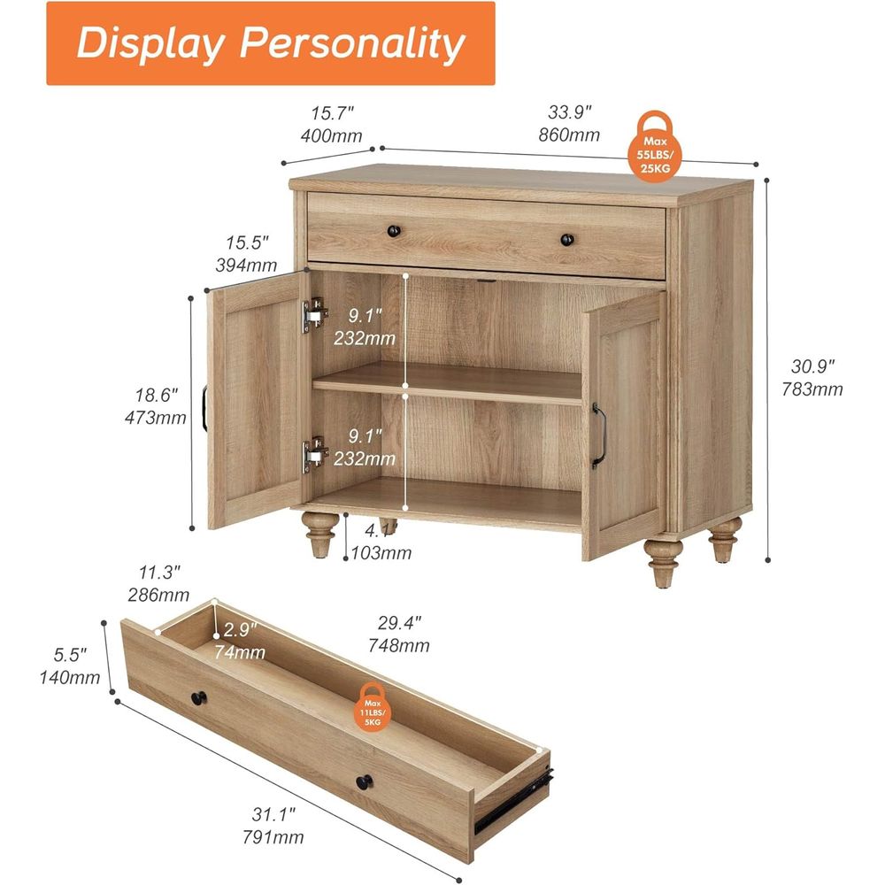 TV Stand or 43 inch TV with 2  - Storage ulasan dan harga