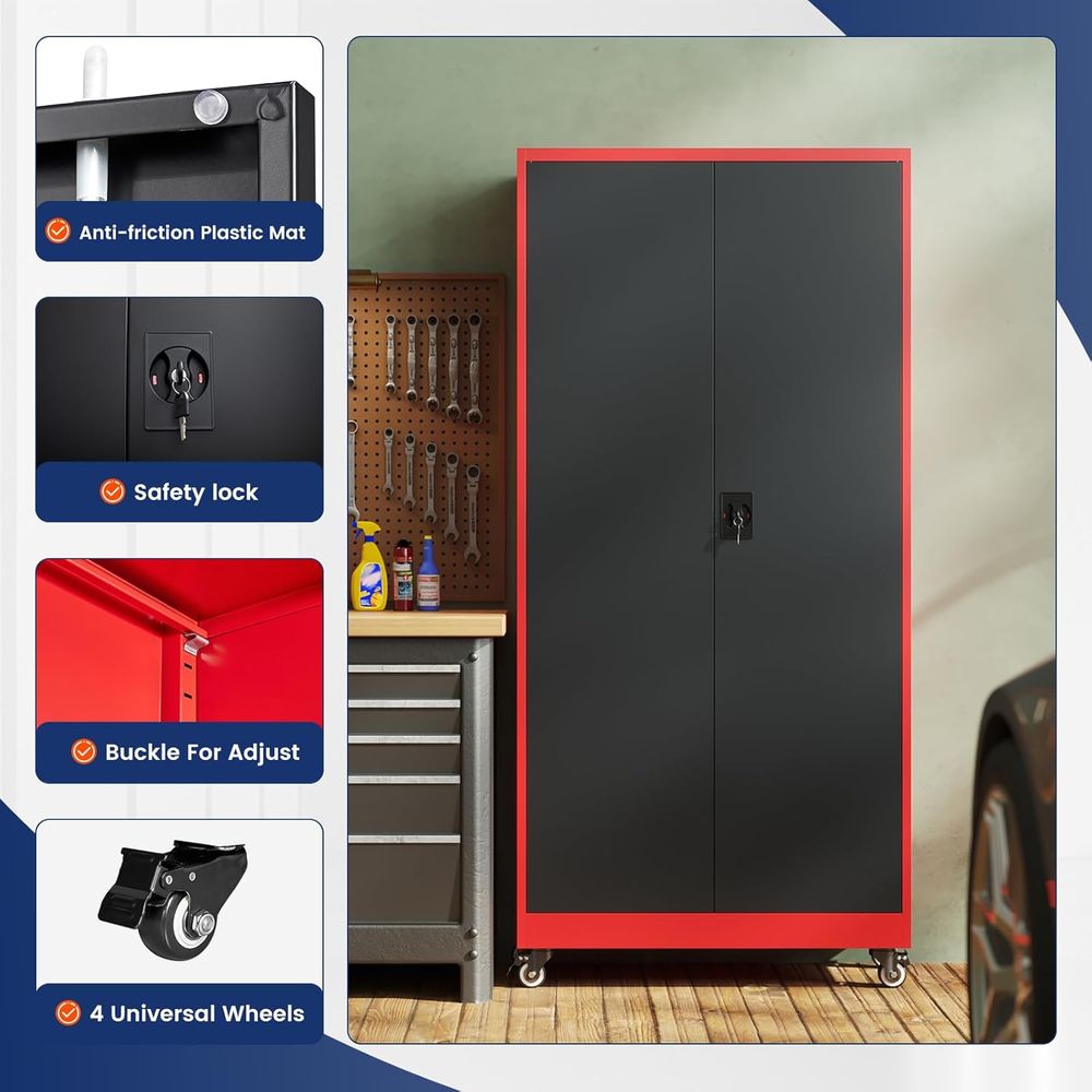 Metal Garage Storage Cabinet w - Storage ulasan dan harga