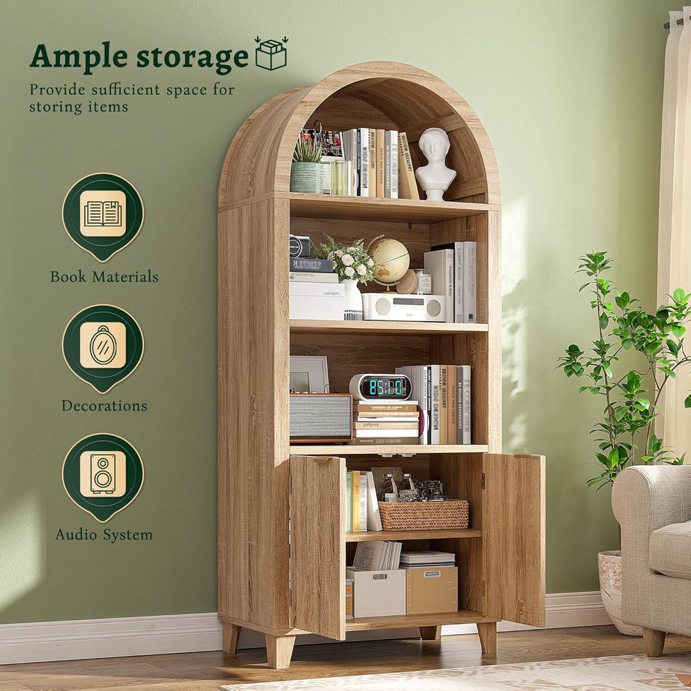 Arched Cabinet, 5-Tier Storage - Storage ulasan dan harga