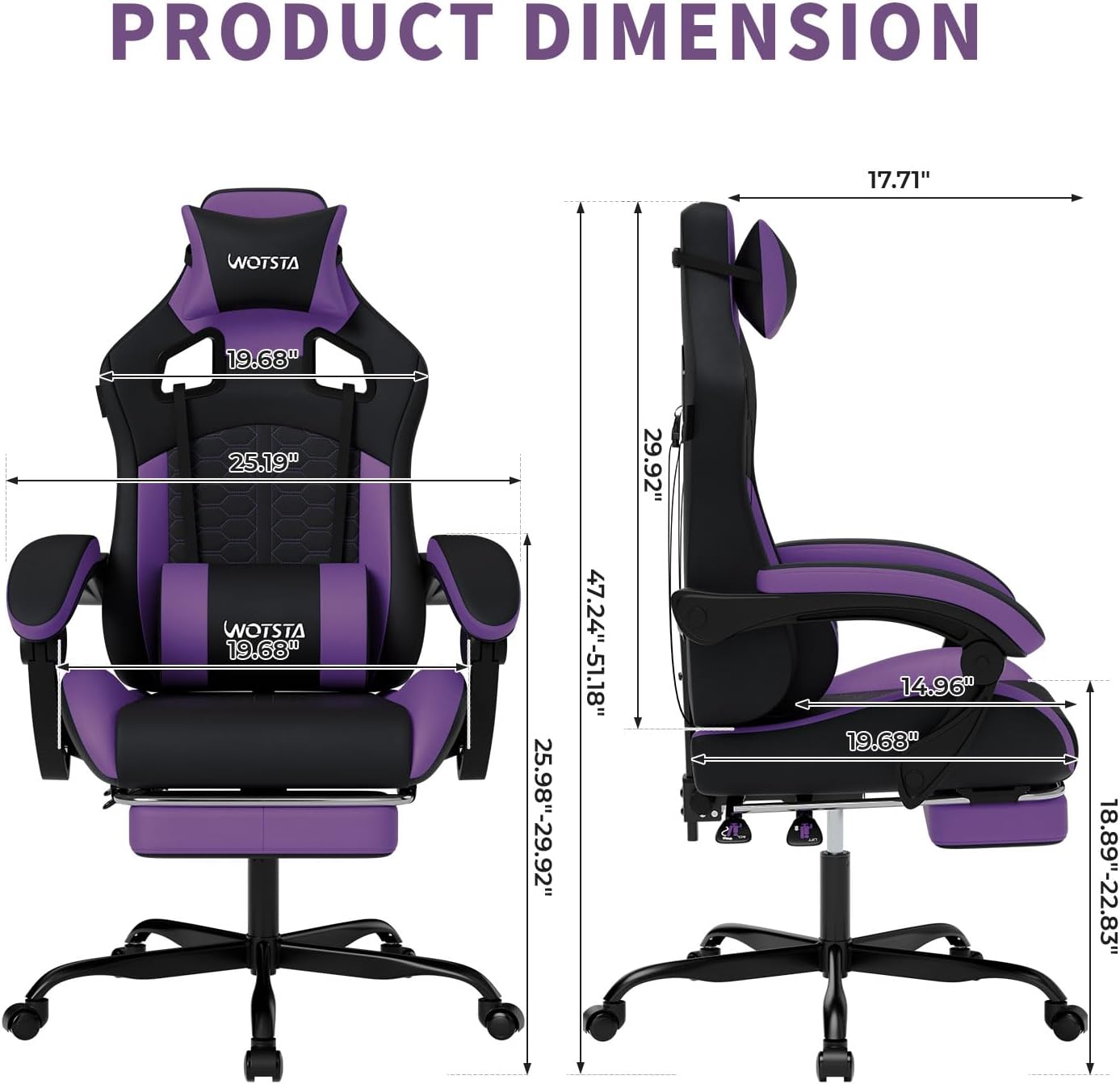 Gaming Chair with Massage,Ergo - Sofas ulasan dan harga